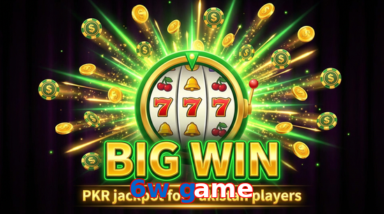 Big win animation on 6W Game slot game